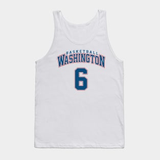 Washington Basketball - Player Number 6 Tank Top